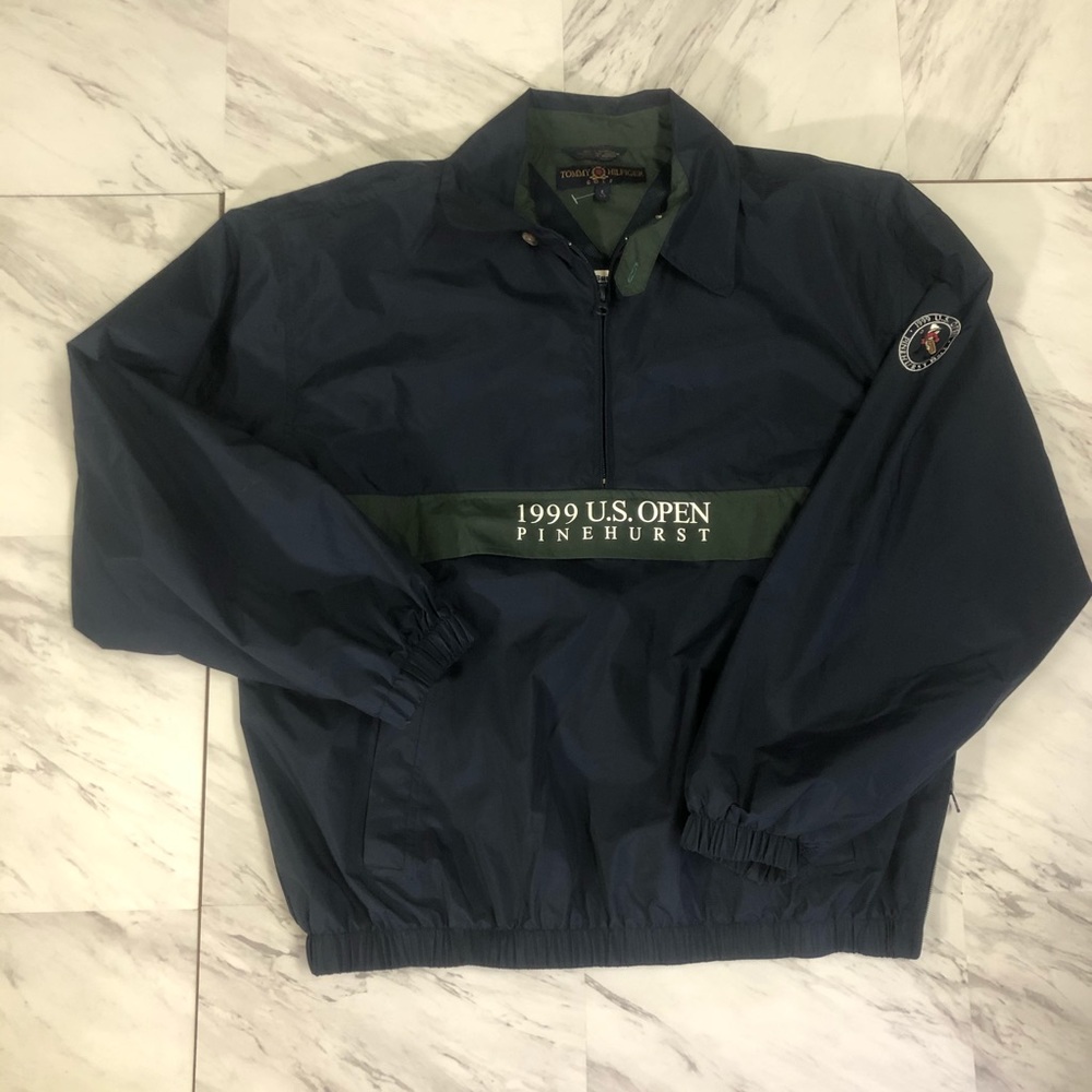 Tommy Hilfiger Navy and Green Windbreaker